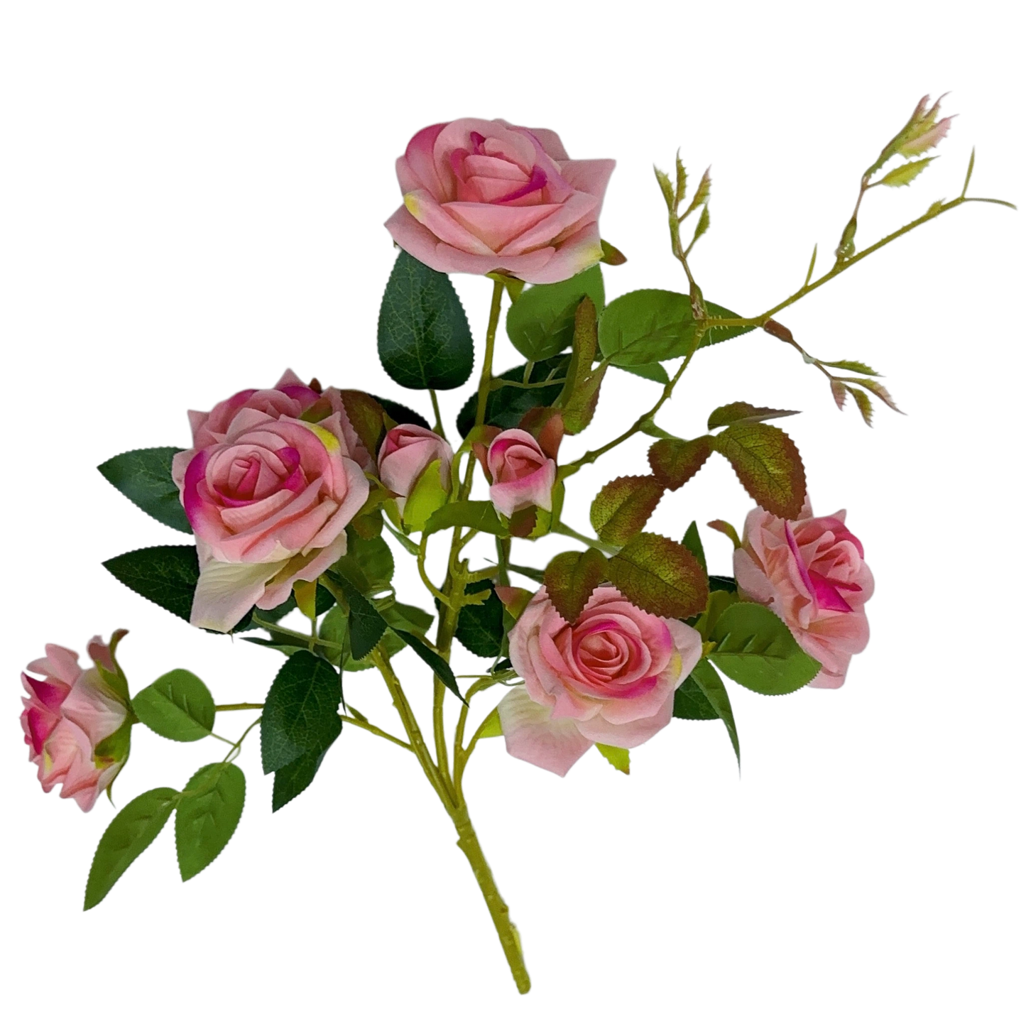 6-9cm Bud Artificial Rose 8H 45cm x 5 bunches