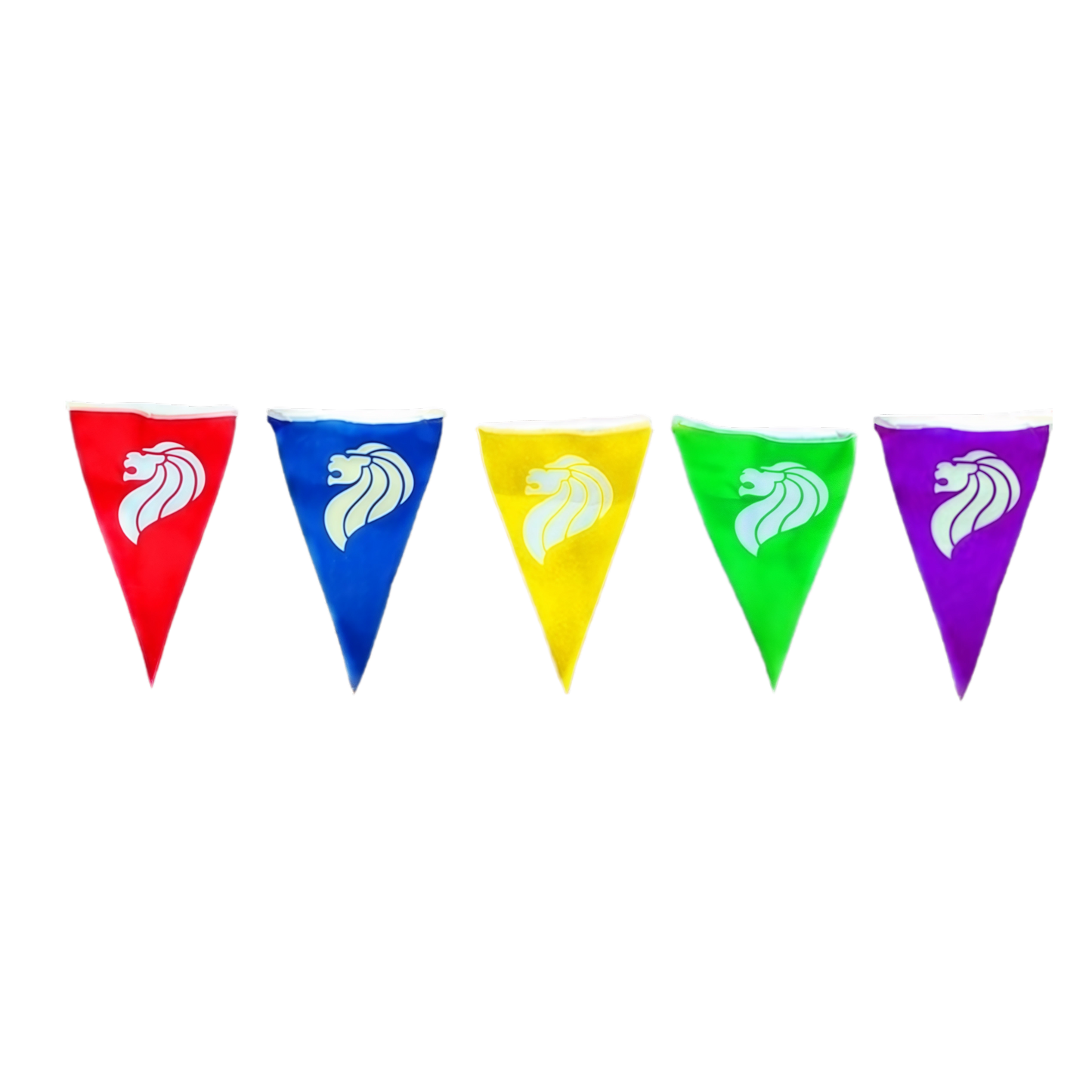 Triangle 25x35cm 20-flag Bunting Polyester 9m x 1 piece