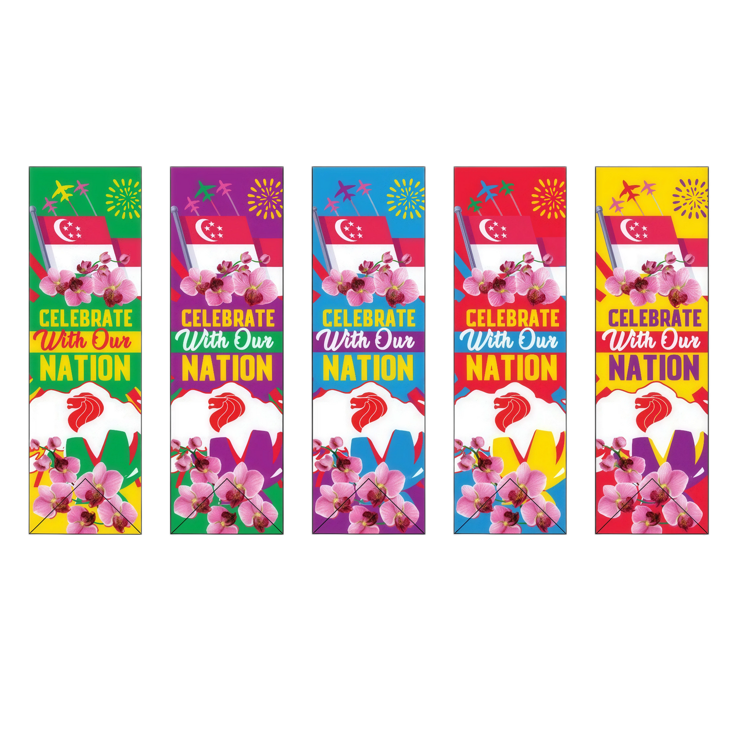 Vertical Banner Polyester N 56x180cm x 5 pieces