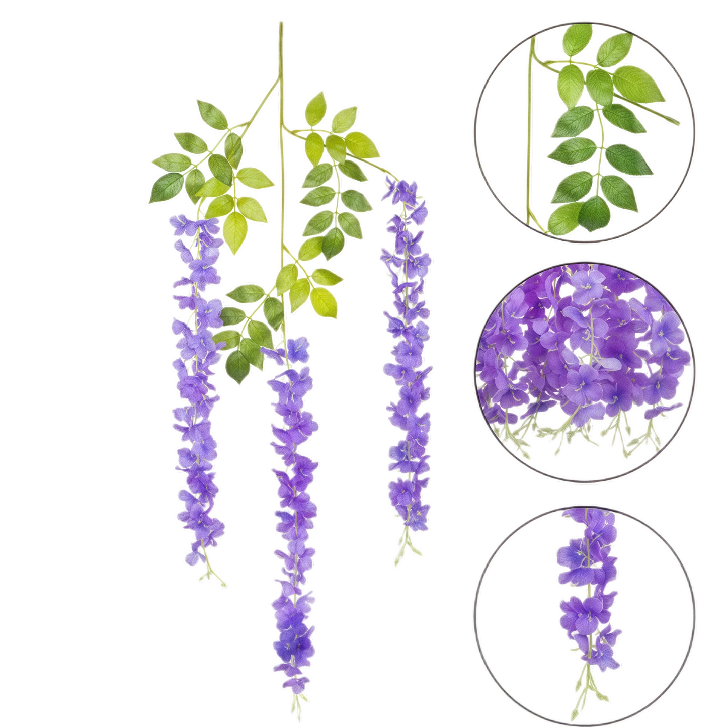 Artificial Wisteria 1.1m x 10 stalks