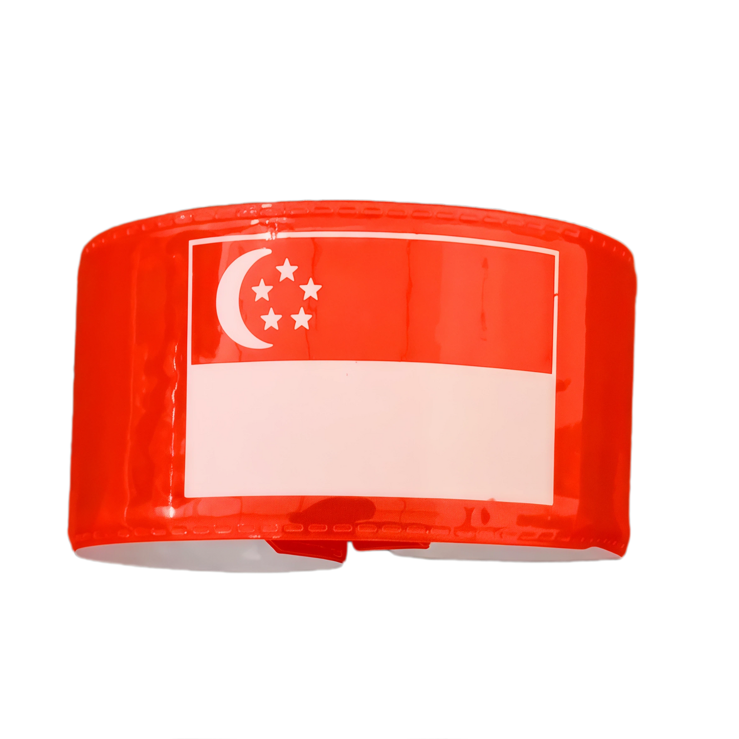 Singapore Flag Slap Snap Wristband 22x3cm x 100 pieces