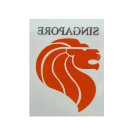Lion Head Tattoo Sticker 3.9x4.9cm x 50 pieces