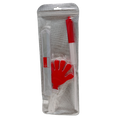 Cheer 3-item Pack B Flag Wristband Clapper 13x37cm White