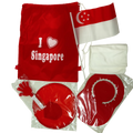 Cheer 5-item Bag D Flag Visor Frisbee Clapper Towel 33x44cm