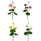 Artificial Lotus 20cm 3H 1.2m