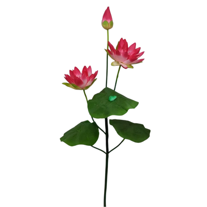 Artificial Lotus 20cm 3H 1.2m x 5 stalks