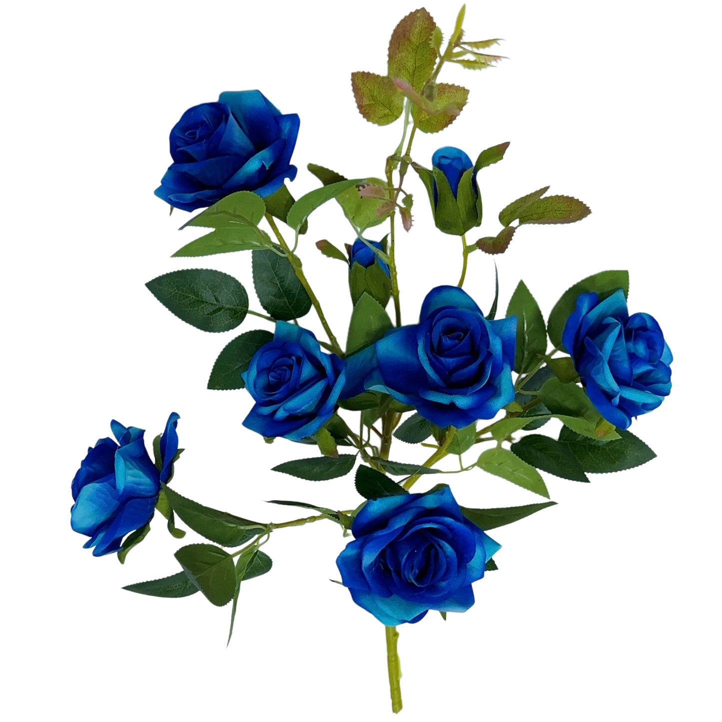 6-9cm Bud Artificial Rose 8H 45cm x 5 bunches