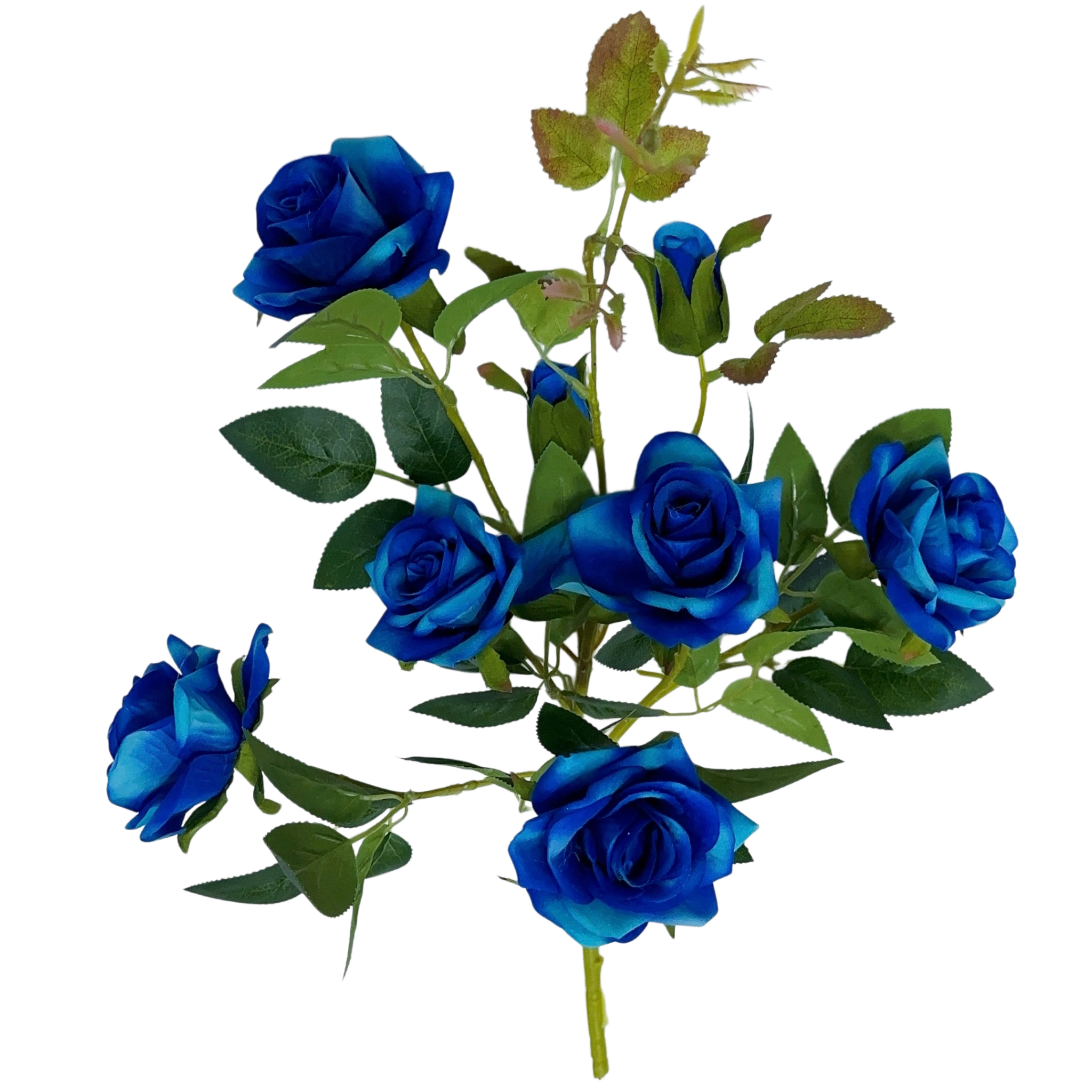 6-9cm Bud Artificial Rose 8H 45cm x 5 bunches