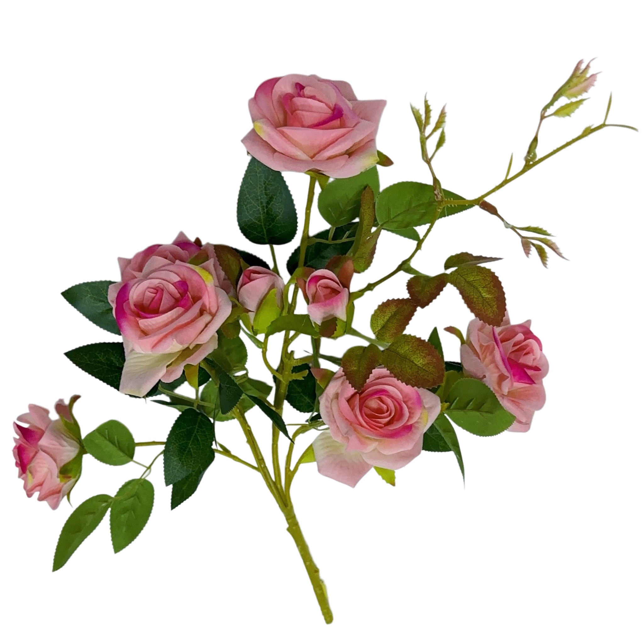 6-9cm Bud Artificial Rose 8H 45cm x 5 bunches