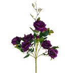 6-9cm Bud Artificial Rose 8H 45cm