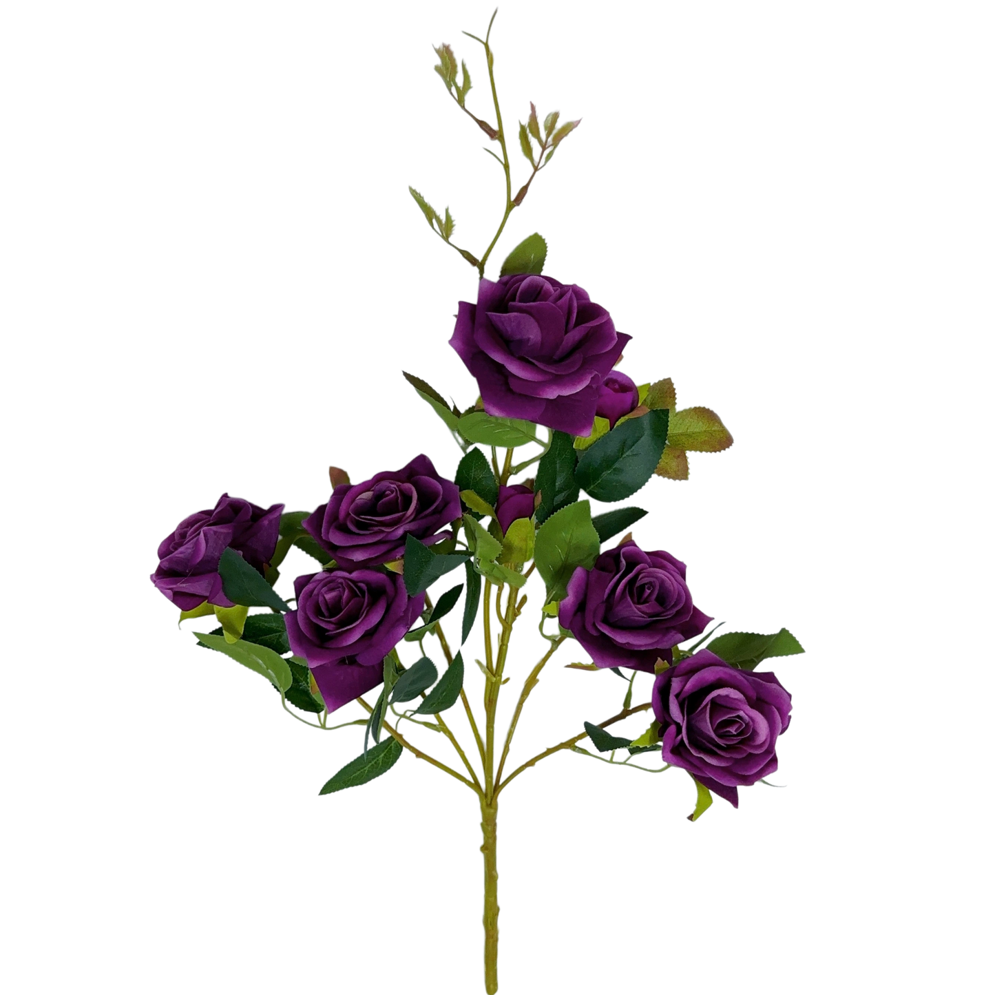 6-9cm Bud Artificial Rose 8H 45cm x 5 bunches
