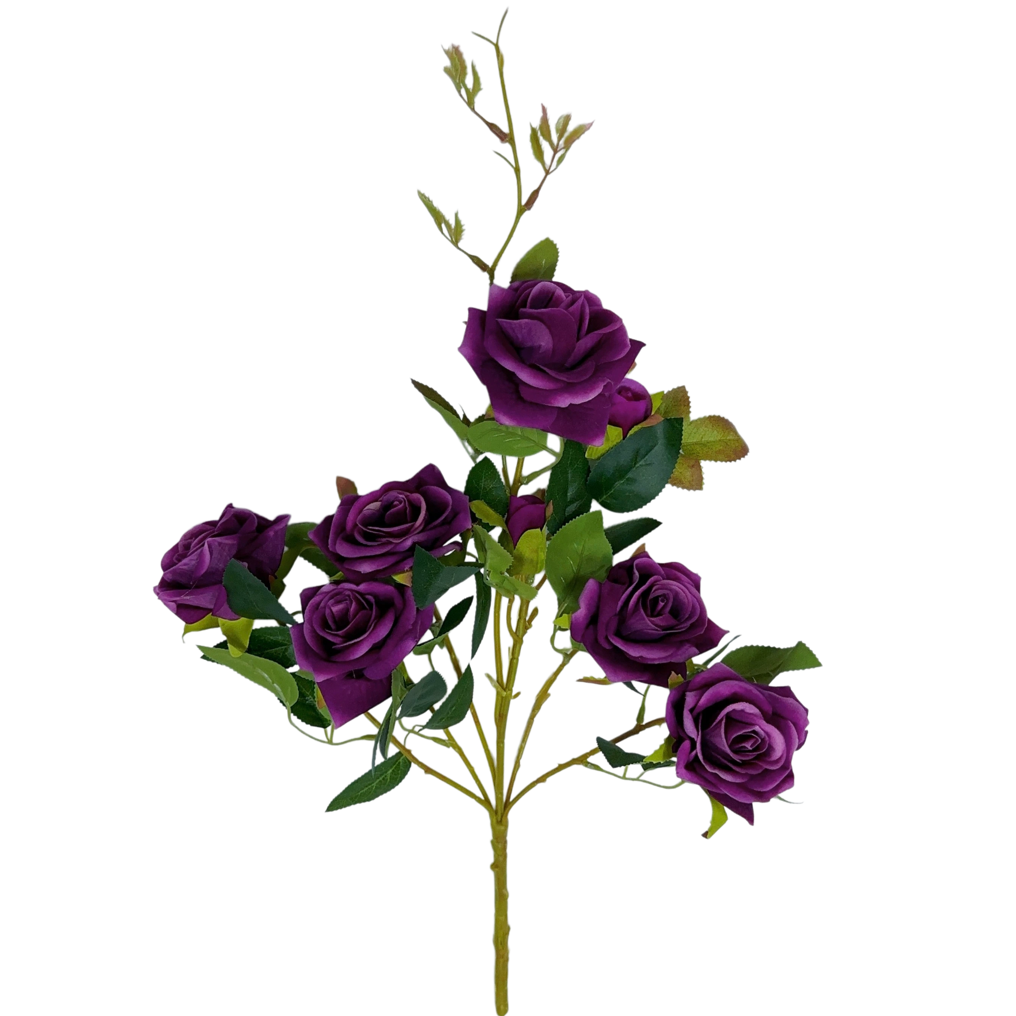 6-9cm Bud Artificial Rose 8H 45cm x 5 bunches