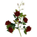 6-9cm Bud Artificial Rose 8H 45cm x 5 bunches