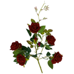 6-9cm Bud Artificial Rose 8H 45cm