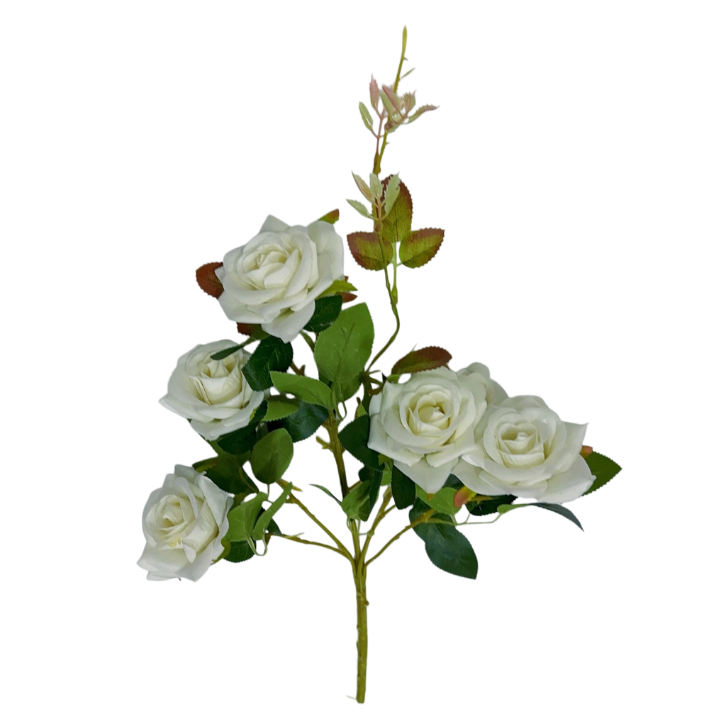 6-9cm Bud Artificial Rose 8H 45cm