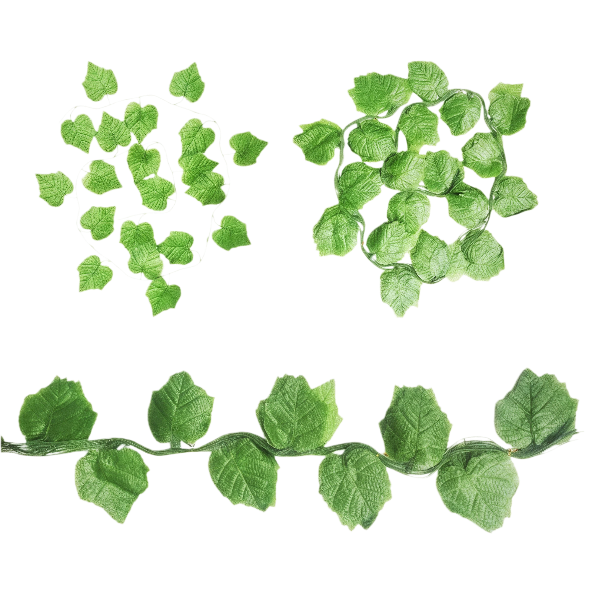 Artificial Grape Vine 7cm Leaf 2.4m