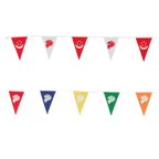 Triangle 25x35cm 20-flag Bunting Polyester 9m