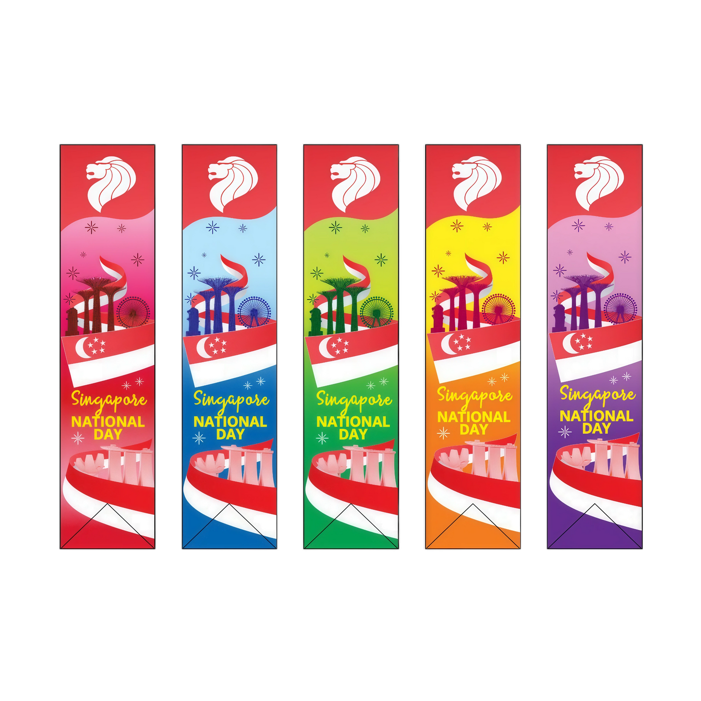 Vertical Banner Polyester K 56x240cm x 5 pieces
