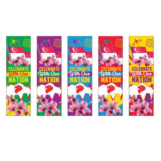 Vertical Banner Polyester N 56x180cm x 5 pieces