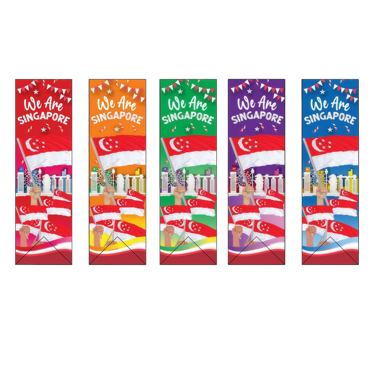 Vertical Banner Polyester O 56x180cm x 5 pieces