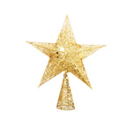 3D Glitter Wire Star Topper