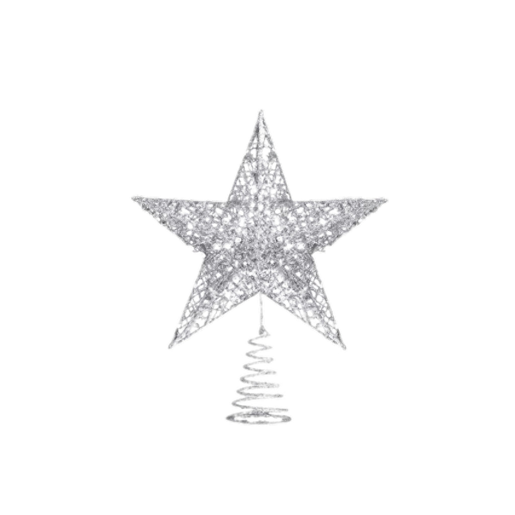 3D Glitter Wire Star Topper