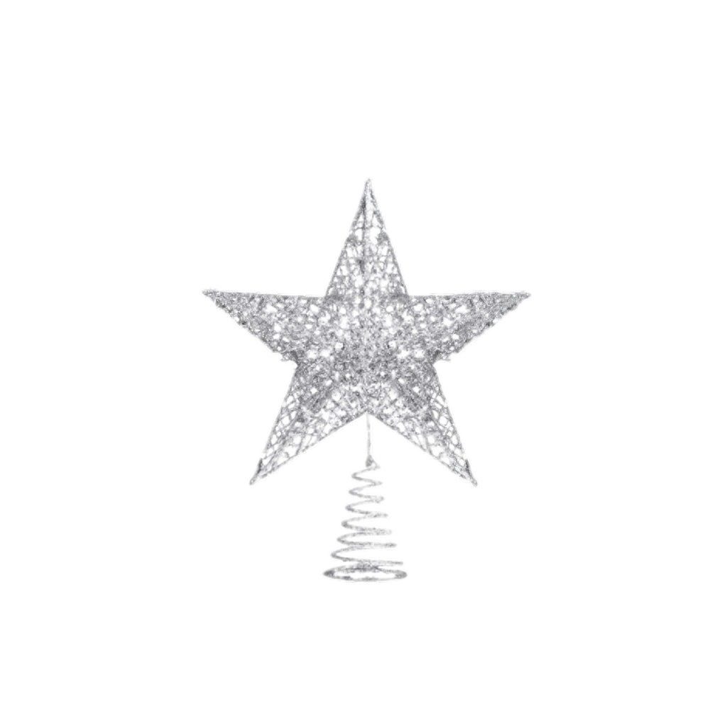 3D Glitter Wire Star Topper