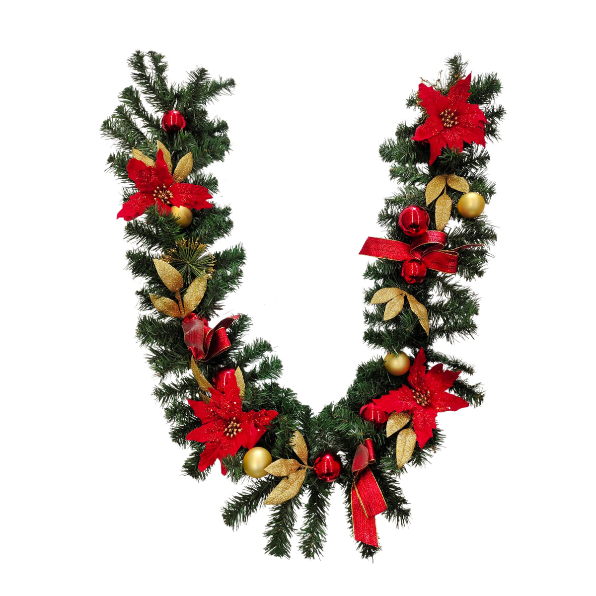 Decorated PVC Garland 1.8m
