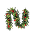 160T Pinecone Berry PE Pine PVC Mix Garland 0.3x2m