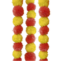 Raffia Marigold Flower Garland 1.2mL x 8.9cmW