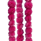 Raffia Marigold Flower Garland 1.2mL x 8.9cmW