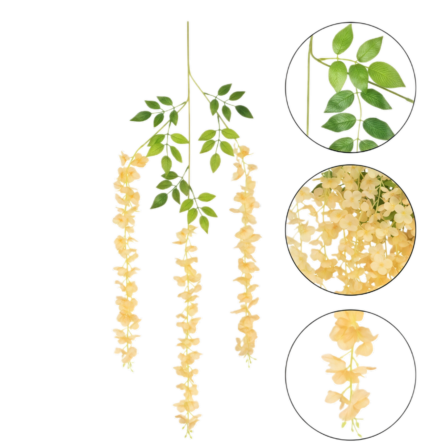 Artificial Wisteria 1.1m x 10 stalks