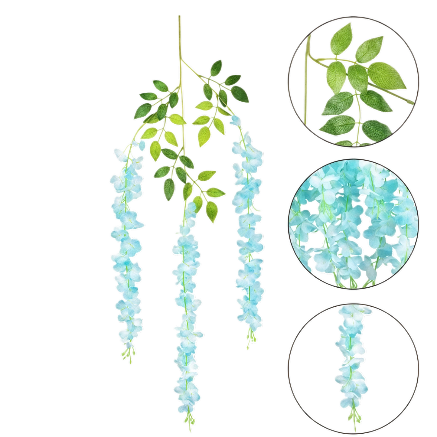 Artificial Wisteria 1.1m x 10 stalks