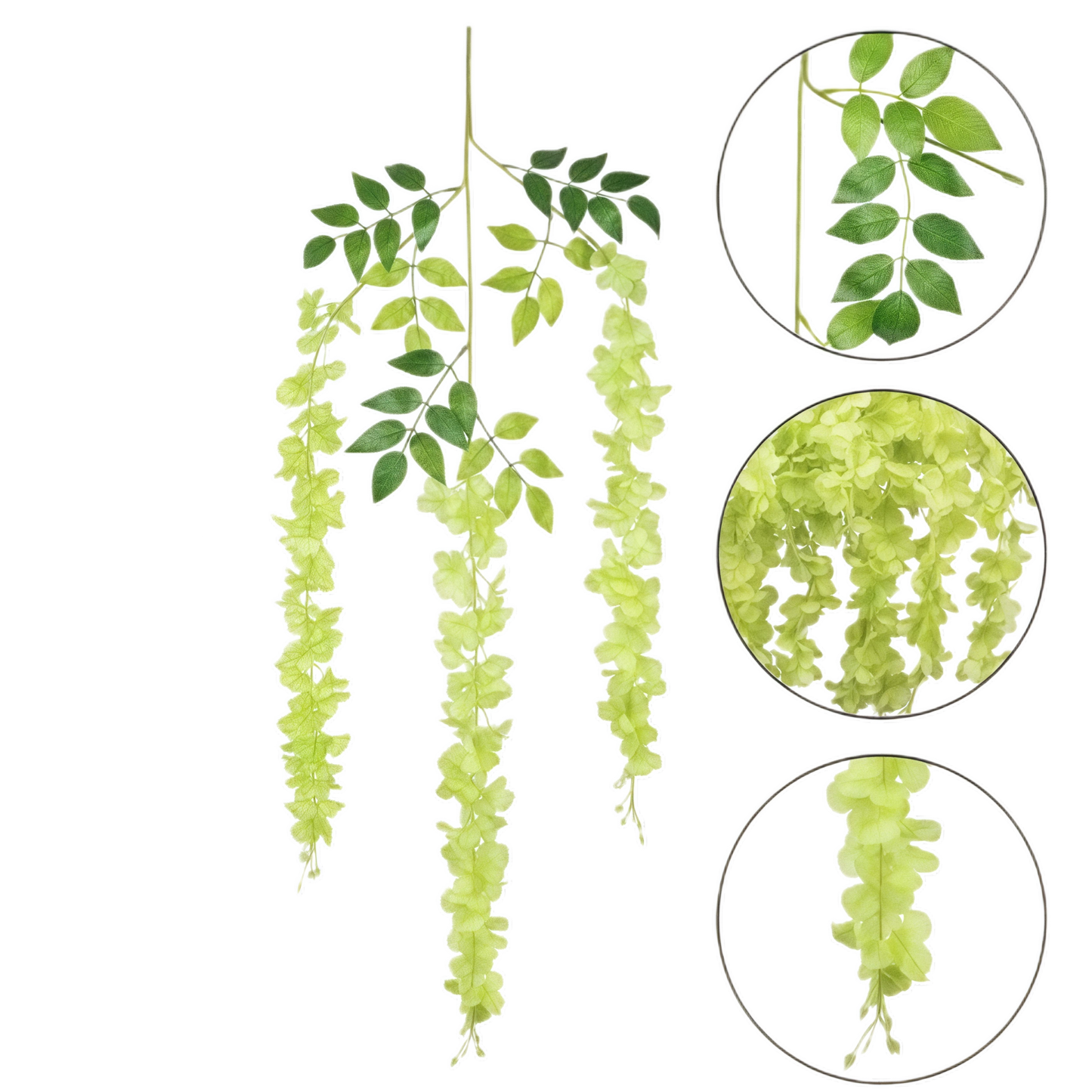 Artificial Wisteria 1.1m x 10 stalks