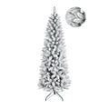 Snow Flocked PVC Pencil Tree