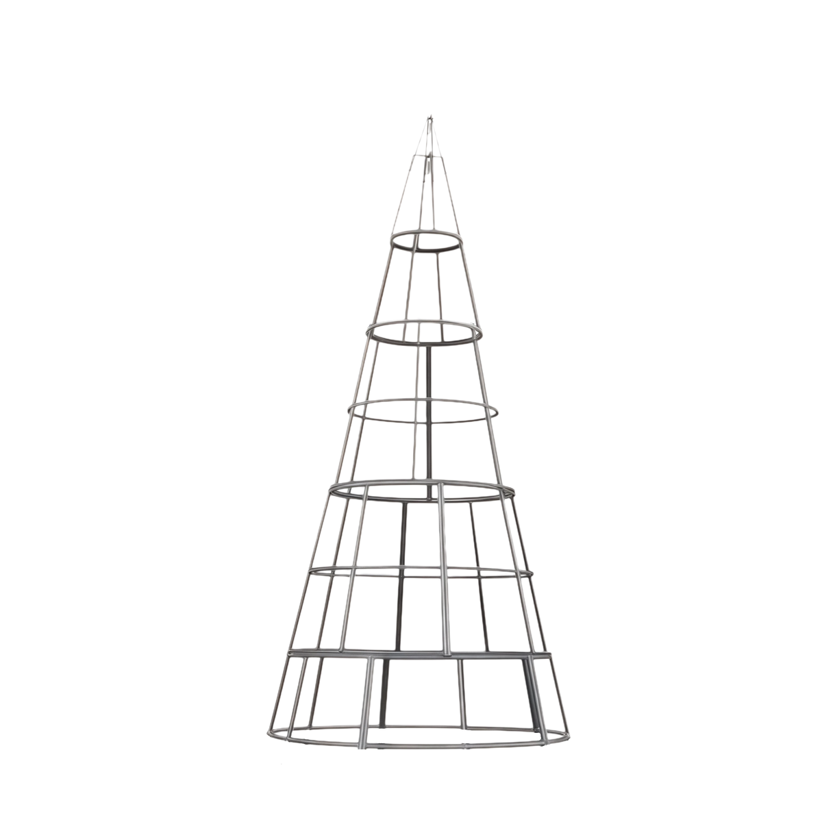 DIY Metal Frame Tree & PE Pine PVC Garland Green 130T