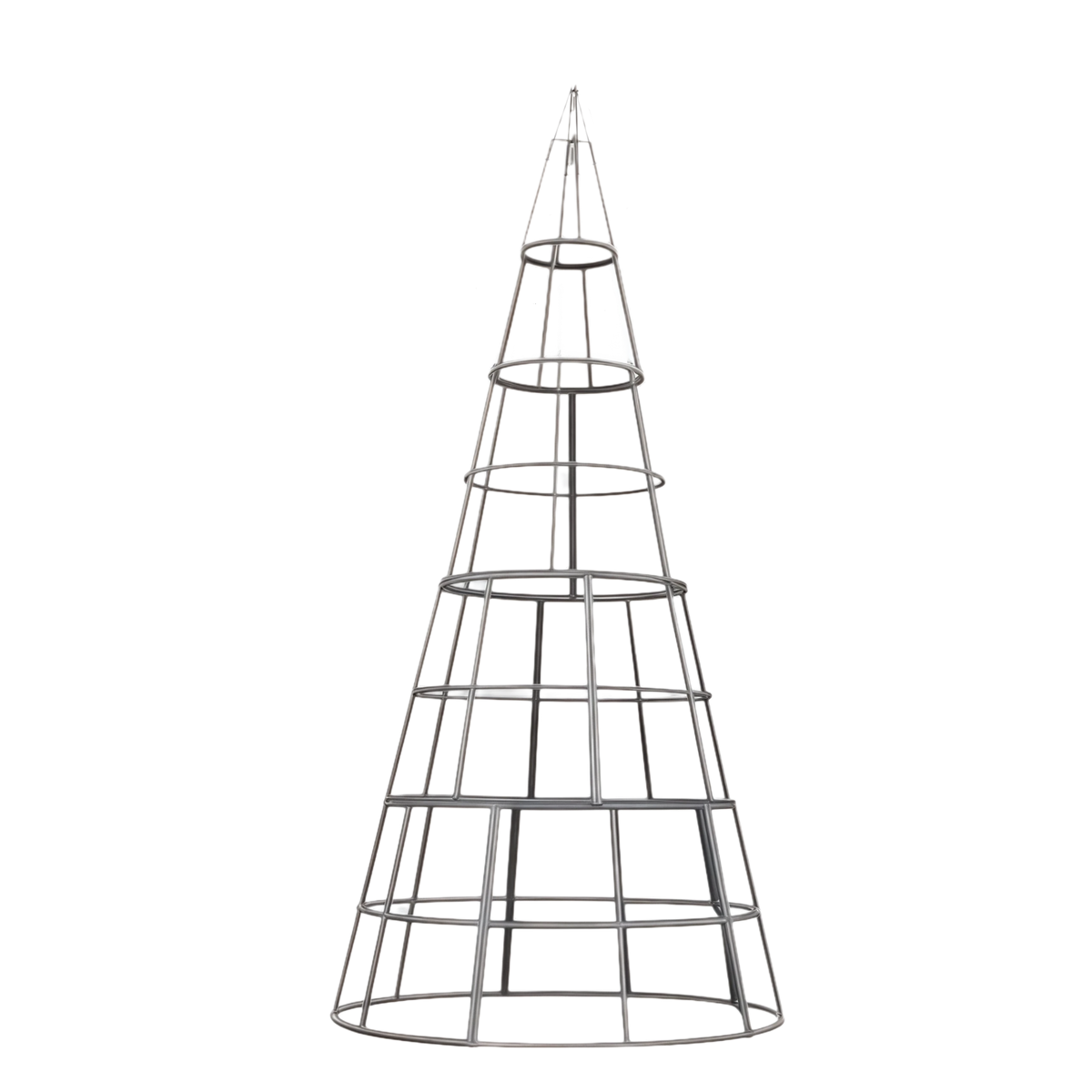 DIY Metal Frame Tree & PE Pine PVC Garland Green 130T
